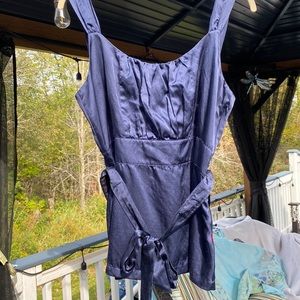 Jackpot top in satin